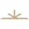 Ekena Millwork Richland Rough Sawn Timber Gable Bracket, Douglas Fir, 108"W x 36"H x 4"D x 6"F, 8/12 Pitch GBW108X36X0406RIC00RDF - alternate 1